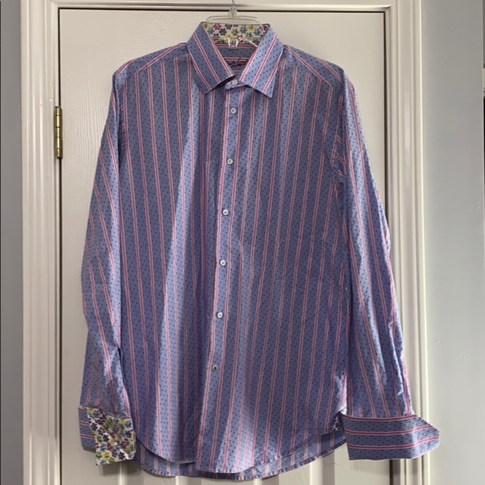 ❗️FINAL❗️ Robert Graham Striped Shirt 🔴🔴